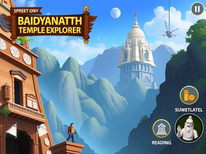 Baidyanath Temple Explorer Game Screenshot